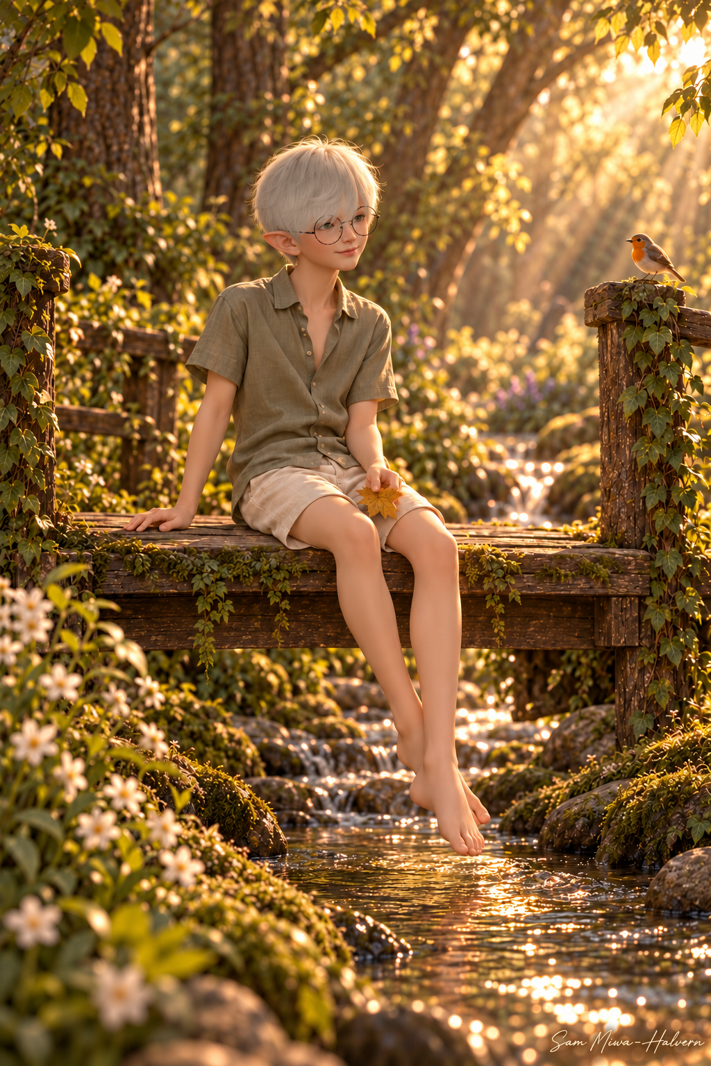 A Moment by the Stream